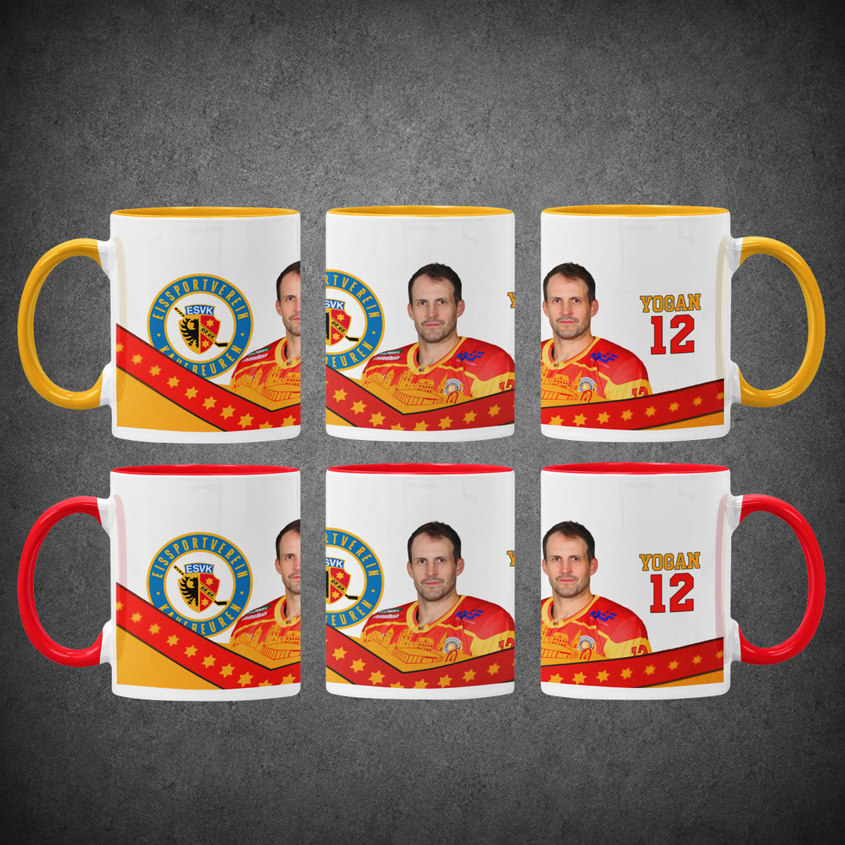ESVK Spielertasse – Andrew Yogan #12