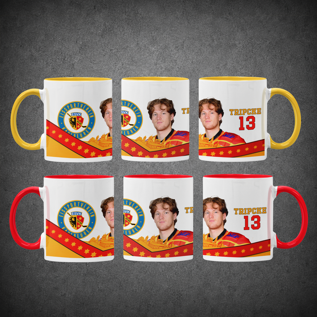 ESVK Spielertasse – Hannu Tripcke #13