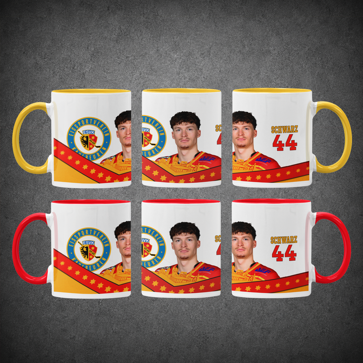 ESVK Spielertasse – Tom Schwarz #44