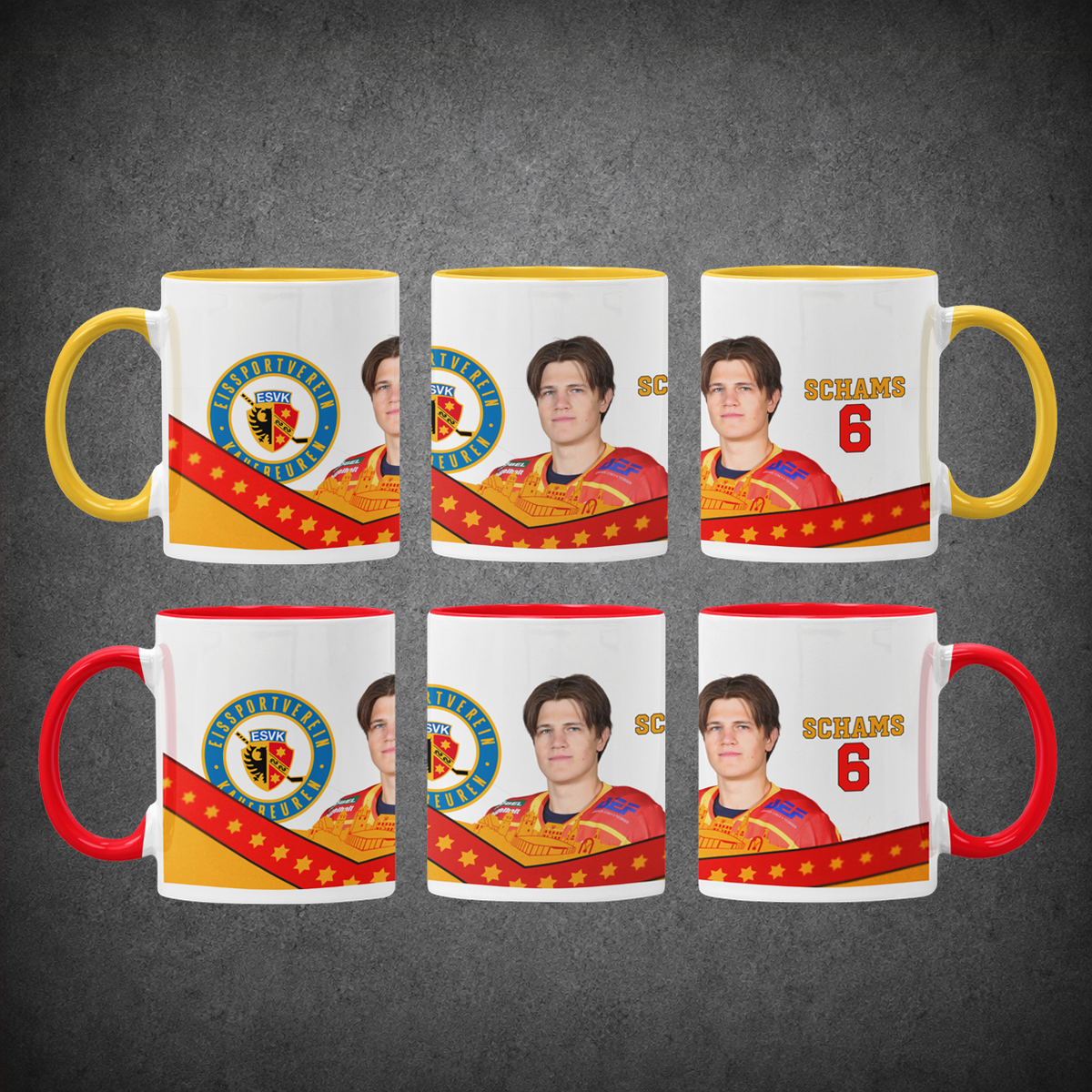 ESVK Spielertasse – Julian Schams #6