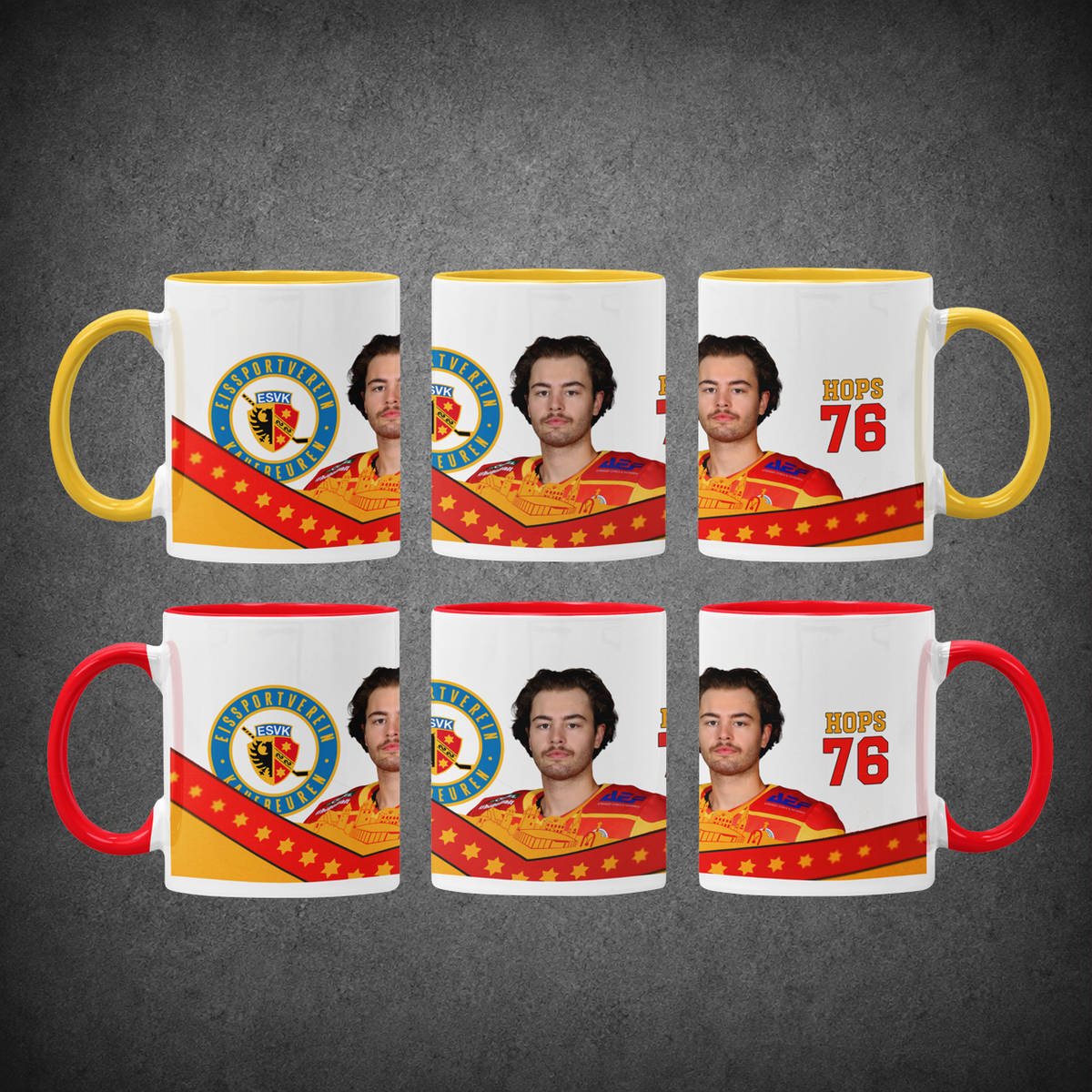 ESVK Spielertasse – Maximilian Hops #76