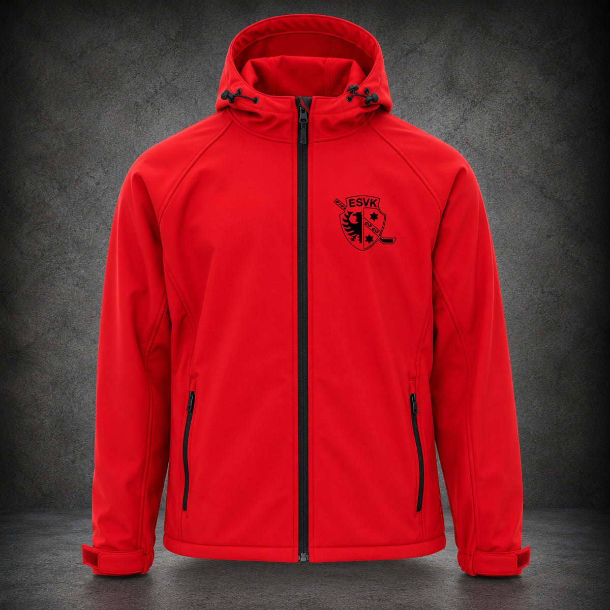 ESVK 1946 Herren Softshelljacke mit Kapuze