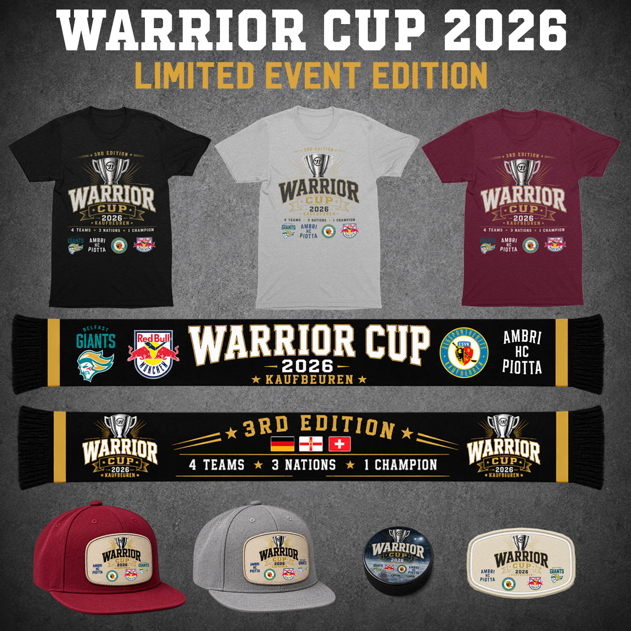 Warrior Cup 26  - Kids T-Shirt - schwarz