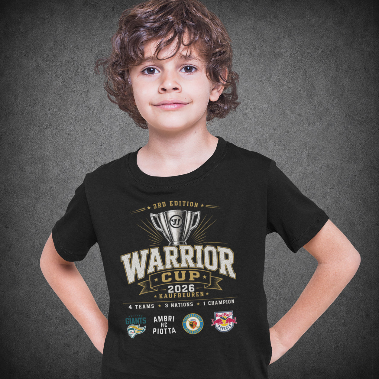 Warrior Cup 26  - Kids T-Shirt - schwarz