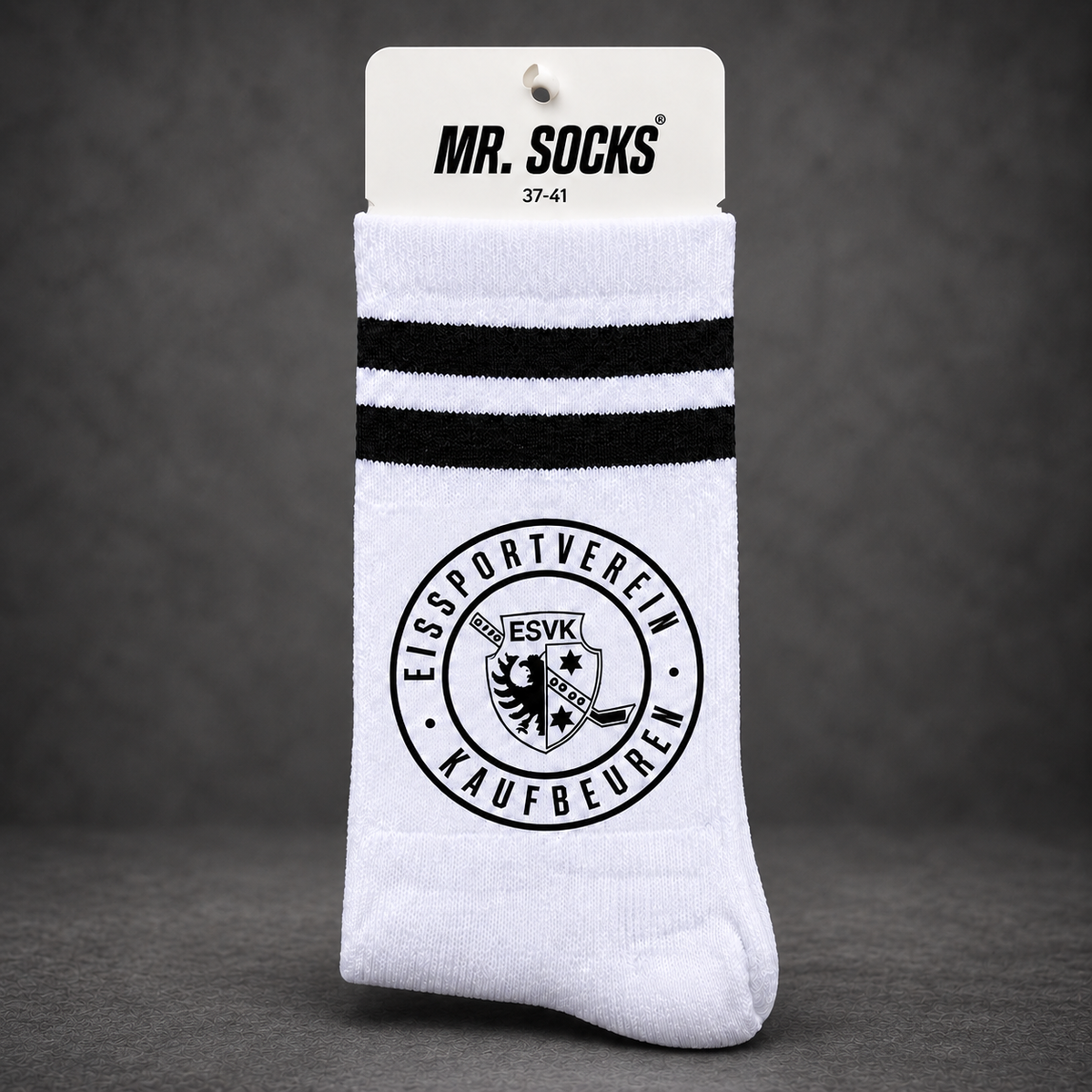 ESVK Sportsocken Weiß/Schwarz – MR. SOCKS