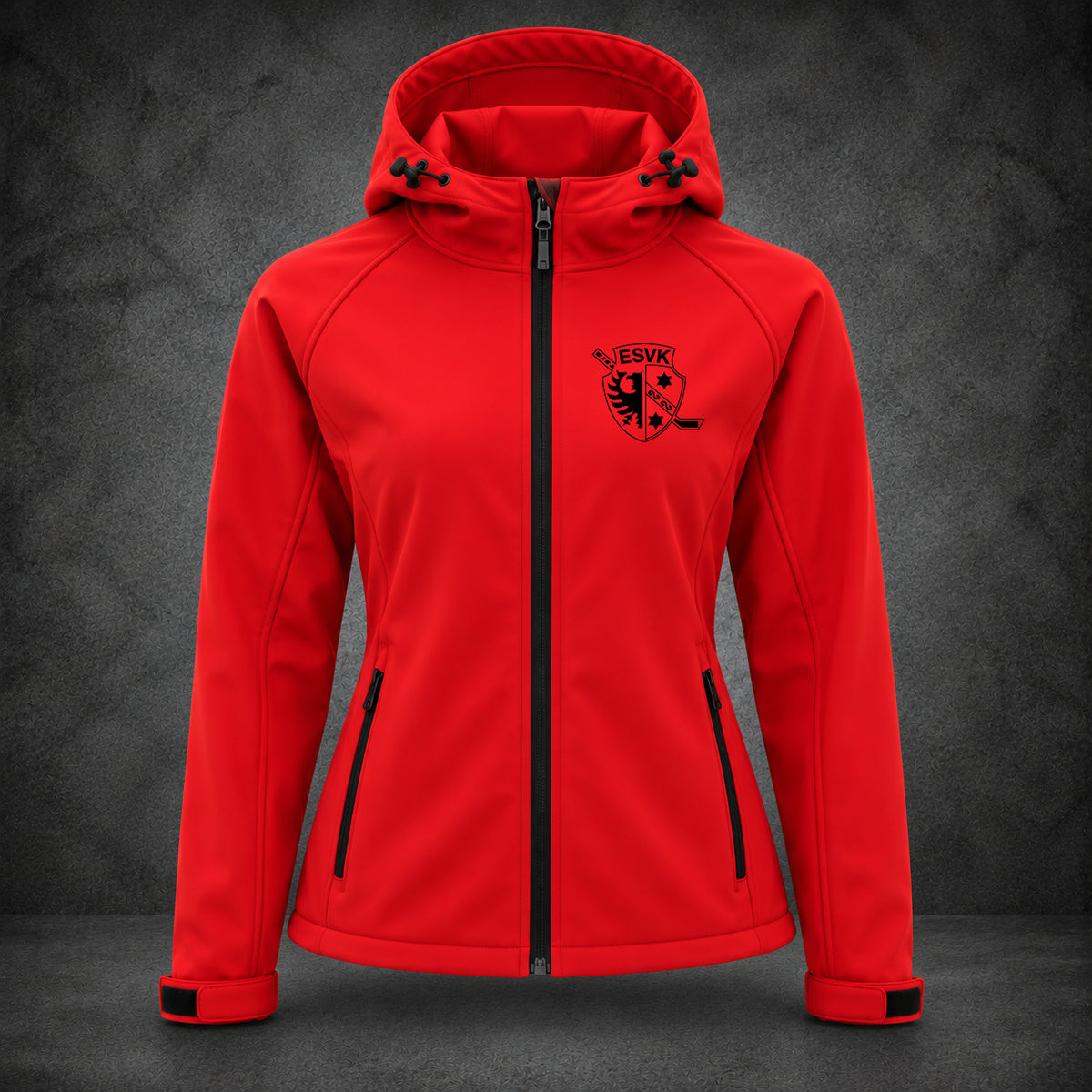 ESVK 1946 Damen Softshelljacke mit Kapuze