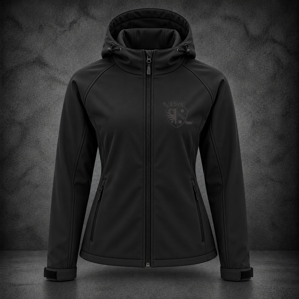 ESVK 1946 Damen Softshelljacke mit Kapuze