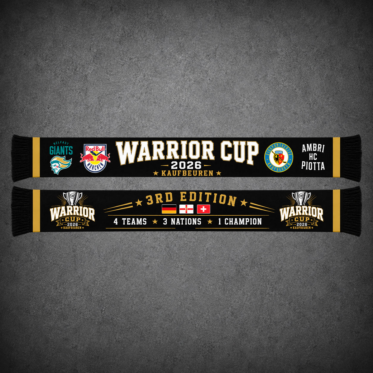 Warrior Cup 2026 Fanschal – Official Event Schal