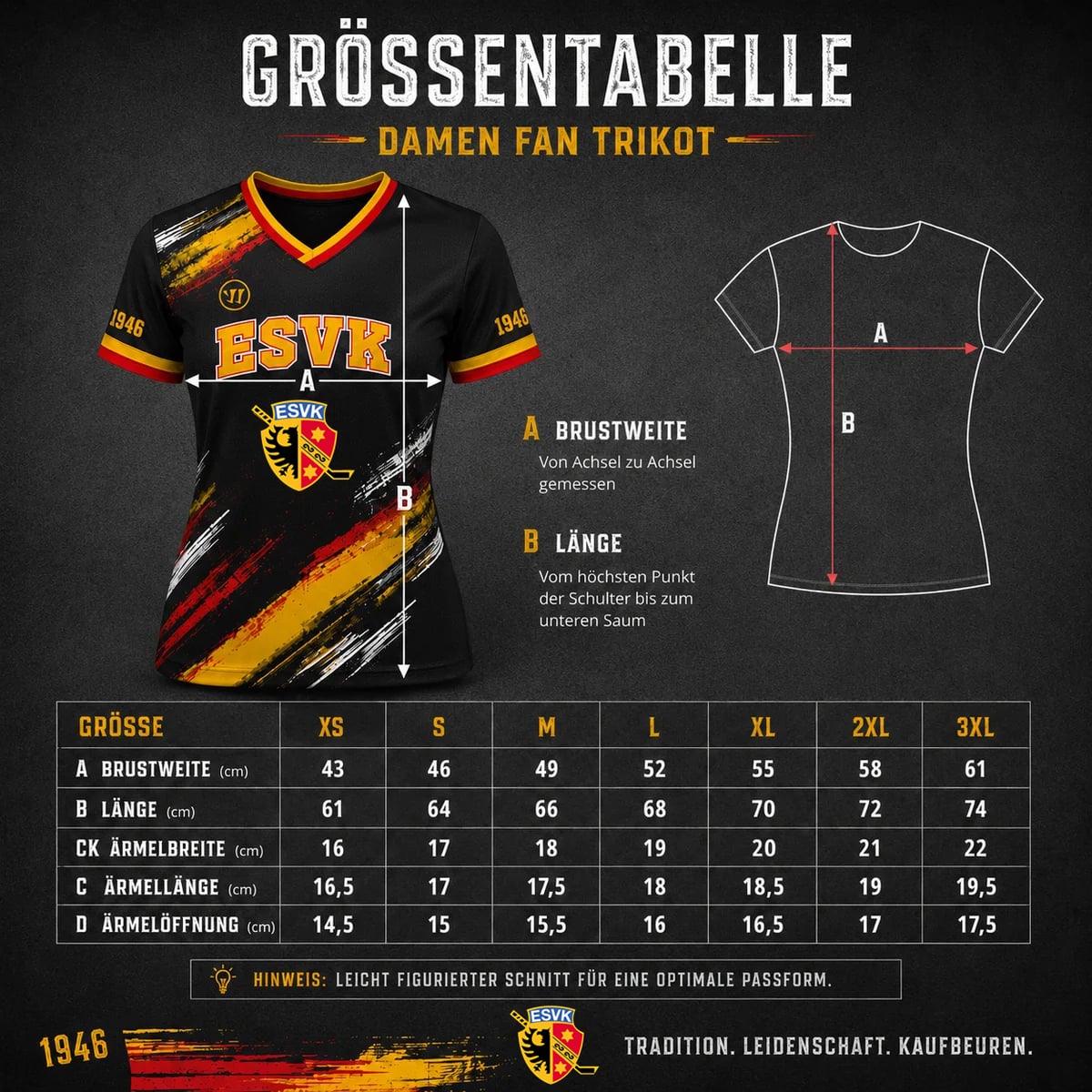ESVK Sommertrikot – Damen